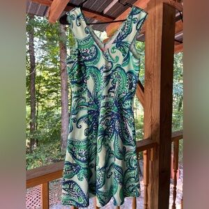 Lilly Pulitzer Dahlia Keep it Current Poolside Fit and Flare Dress Small